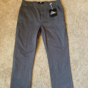CLSC Double Knee Carpenter Pants Men’s 34x34 SucksToSuck Charcoal NWT Workwear